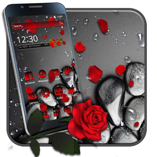 Crimson red Flower Theme 1.1.1