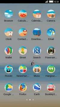 Pure Sea White Theme HD screenshot 4