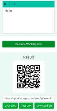 WhatsUp Link Generator screenshot 3