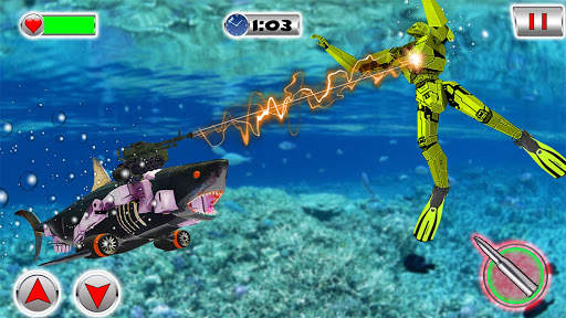Shark Robot Transformation screenshot 3