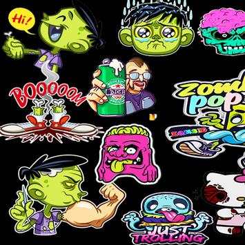Zombie Stiker - WAStickerApps screenshot 2