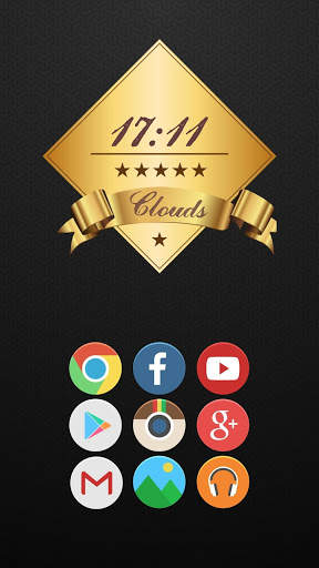 Golden Clocks - Zooper Widget screenshot 6