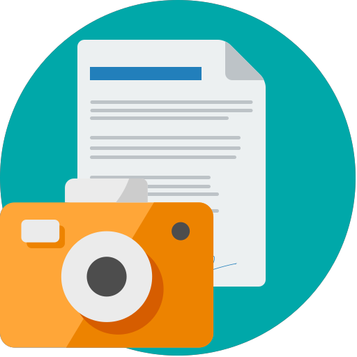 Camera to Text icon