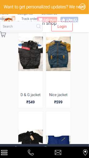 Deepak cloth shop screenshot 2