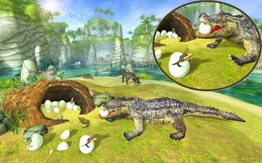 Crocodile Simulator Attack Game 3D screenshot 2
