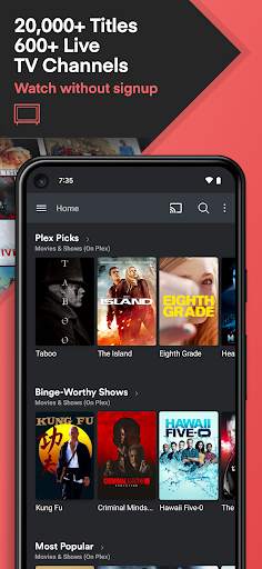 Plex: Stream Movies & TV screenshot 2