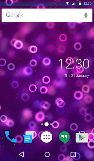 Purple Rings Animated Keyboard   Live Wallpaper screenshot 6