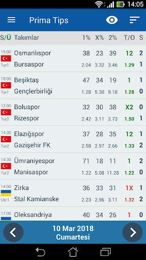 Futbol tahminleri Prima Tips screenshot 1