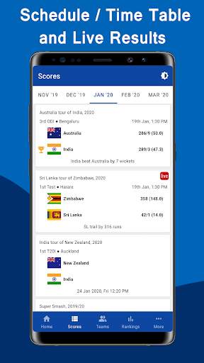 CricZee - T20 Live Cricket Scores 2020 screenshot 3