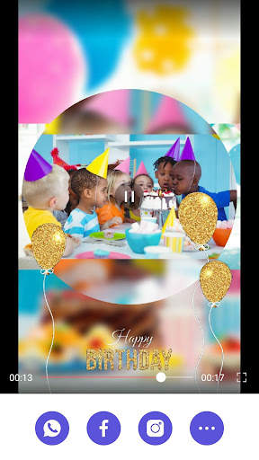Birthday Video Maker with Song screenshot 8