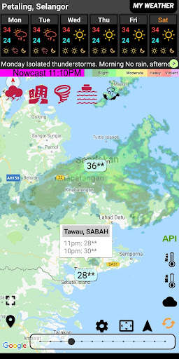 MY Weather (Malaysia) скриншот 2