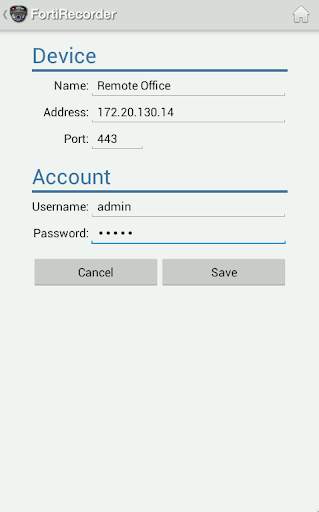 FortiRecorder Mobile screenshot 2