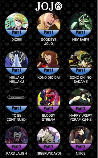 JoJo Soundboard screenshot 1