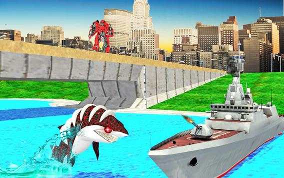 Robot Shark Simulator:Angry Shark Attack screenshot 8