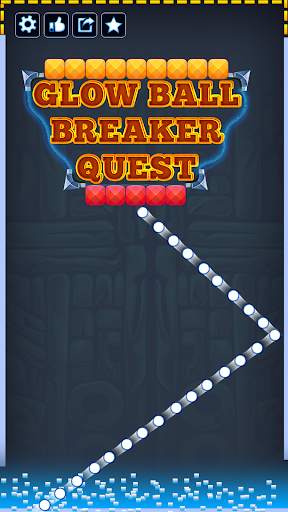 Glow Ball Breaker Quest Challenge Game screenshot 1