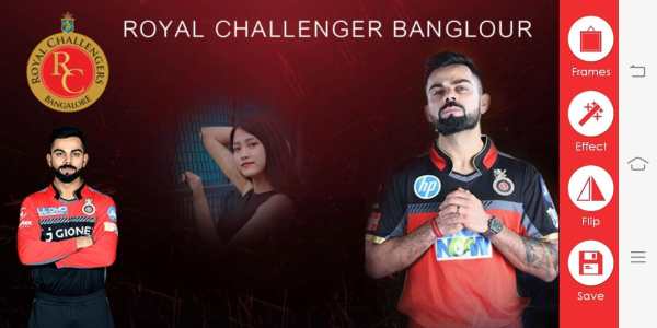 IPl Photo Editor 2019 for Bangalore Lovers,RCB screenshot 4