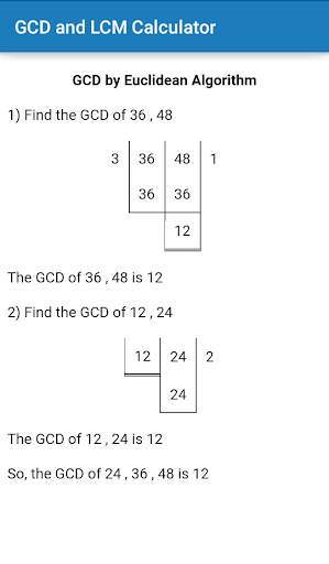 GCD and LCM Calculator   How to find screenshot 4