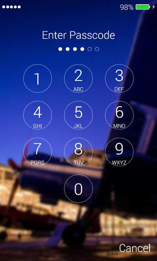 الطائرات قفل الشاشة 6 تصوير الشاشة