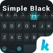 Simple Black Keyboard Theme on 9Apps