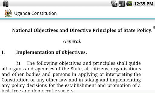 Uganda Constitution screenshot 15
