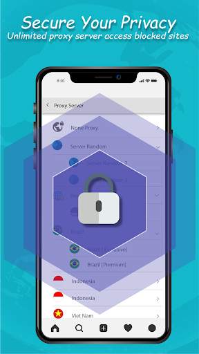 Unlocker Sites - Free Unlimited Proxy VPN Browser screenshot 4