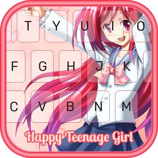 Happy Teenage Girl Keyboard 1.1