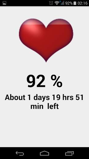 Heart Battery Widget screenshot 4