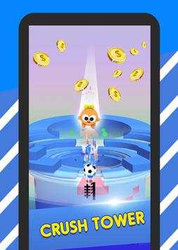 Stack Crush ball – 3d Stack Ball Fall Game screenshot 1