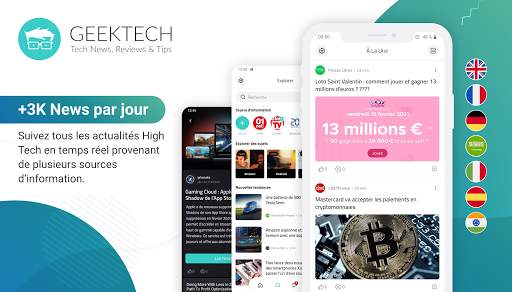 Geek Tech - Actualités HighTech screenshot 1