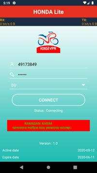 Honda Lite VPN screenshot 2
