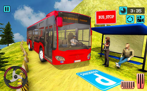 Offroad Bus Hill Climb Simulator 2019 screenshot 3