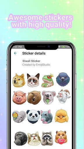 Funny Animal Stickers - Add to Chats App (Free) screenshot 2