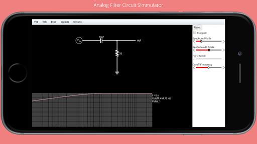 Analog Filter Circuit Simmulator screenshot 4