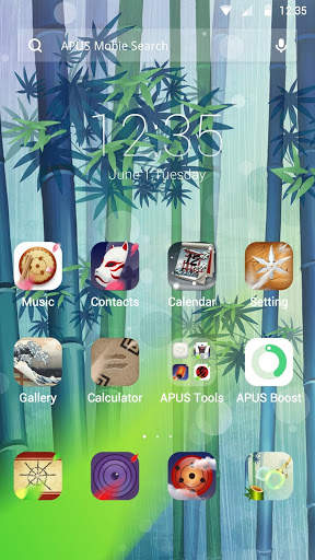 Ninja theme for APUS screenshot 1