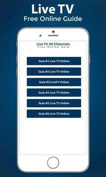 Live TV All Channels Free Online Guide 3 تصوير الشاشة