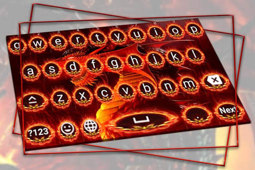 Red Fire Dragon Keyboard screenshot 3