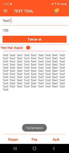 Metin Tekrarlayıcı screenshot 2