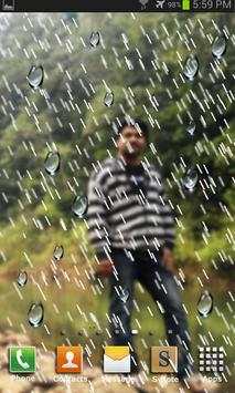 My Photo Rain live wallpaper screenshot 1