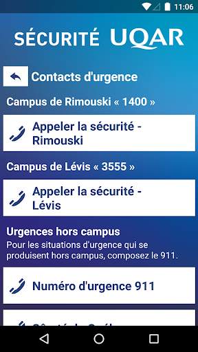 Sécurité UQAR скриншот 5