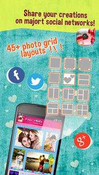 Love Photo Collage Maker 6 تصوير الشاشة