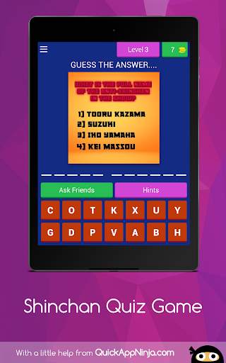 Shin-Chan Quiz Game 2021 screenshot 16