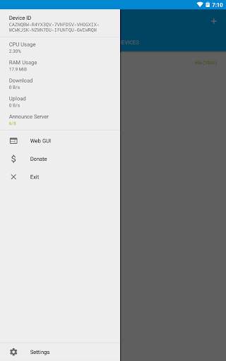 Syncthing screenshot 7