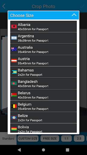Passport Size Photo Maker | ID Photo application screenshot 4