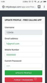 Free Calling App screenshot 8