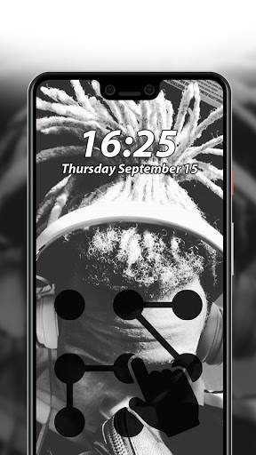 XXXTentacion Pattern Lock Screen 🔒 screenshot 2