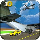 Car Transport Cargo Airplane Flight Simulator Game logo