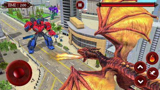 Flying Dragon Robot Transforma screenshot 2