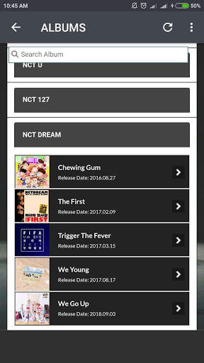 NCT Lyrics (Offline) screenshot 3