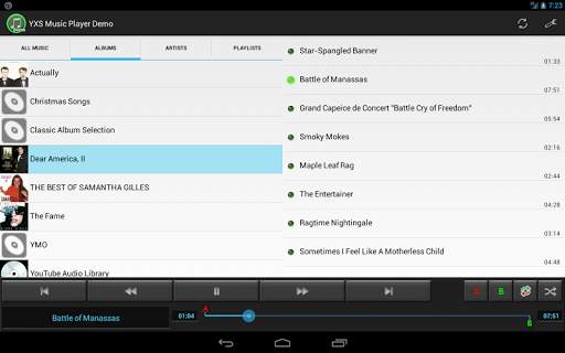 YXS Music Player (Demo) screenshot 9
