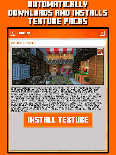 Texture for Minecraft PE 4 تصوير الشاشة